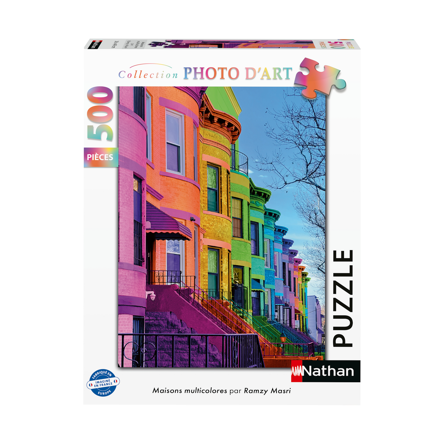 Multicolored Houses 500 brikker