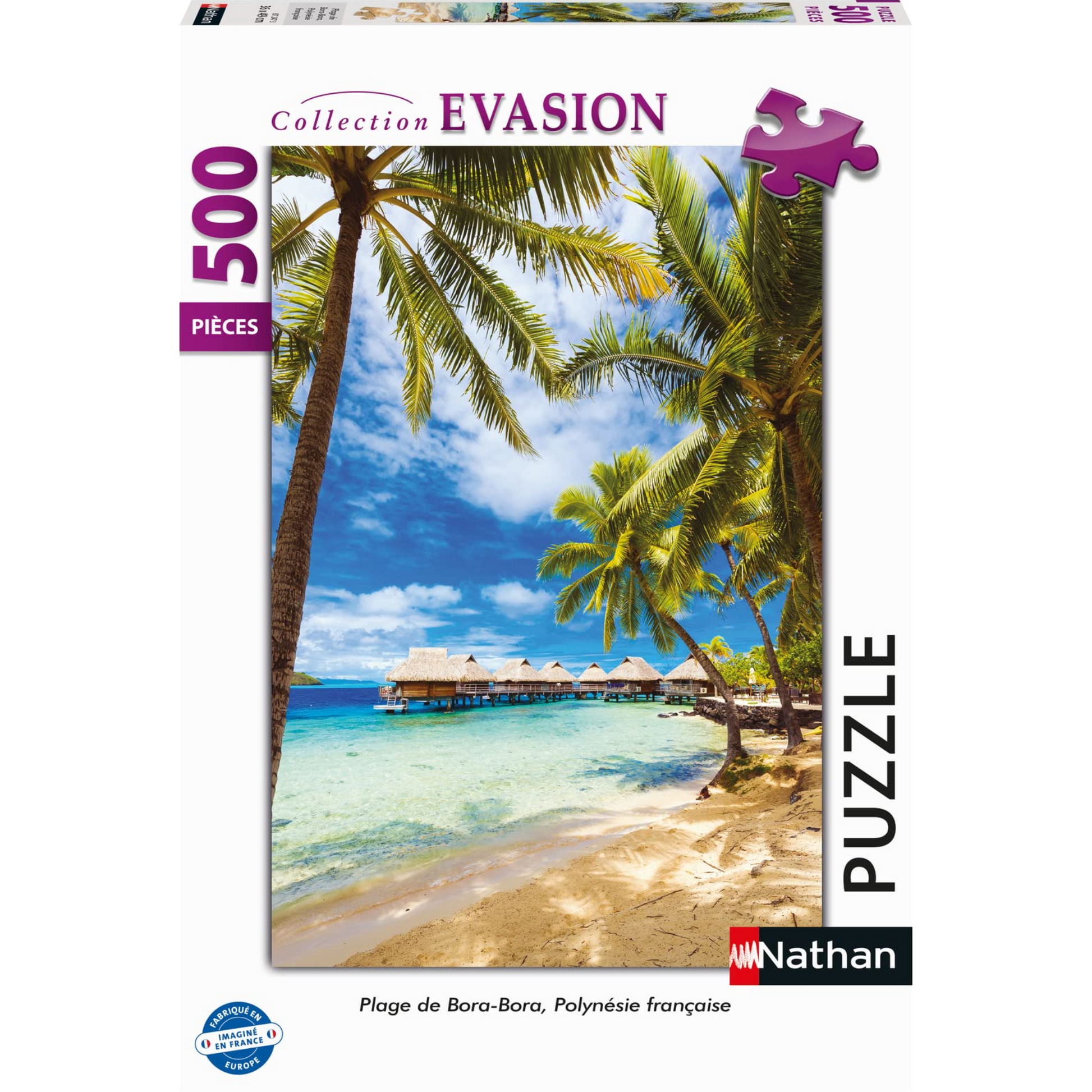 Plage Bora - Polynésie Française, 500 briker, Nathan