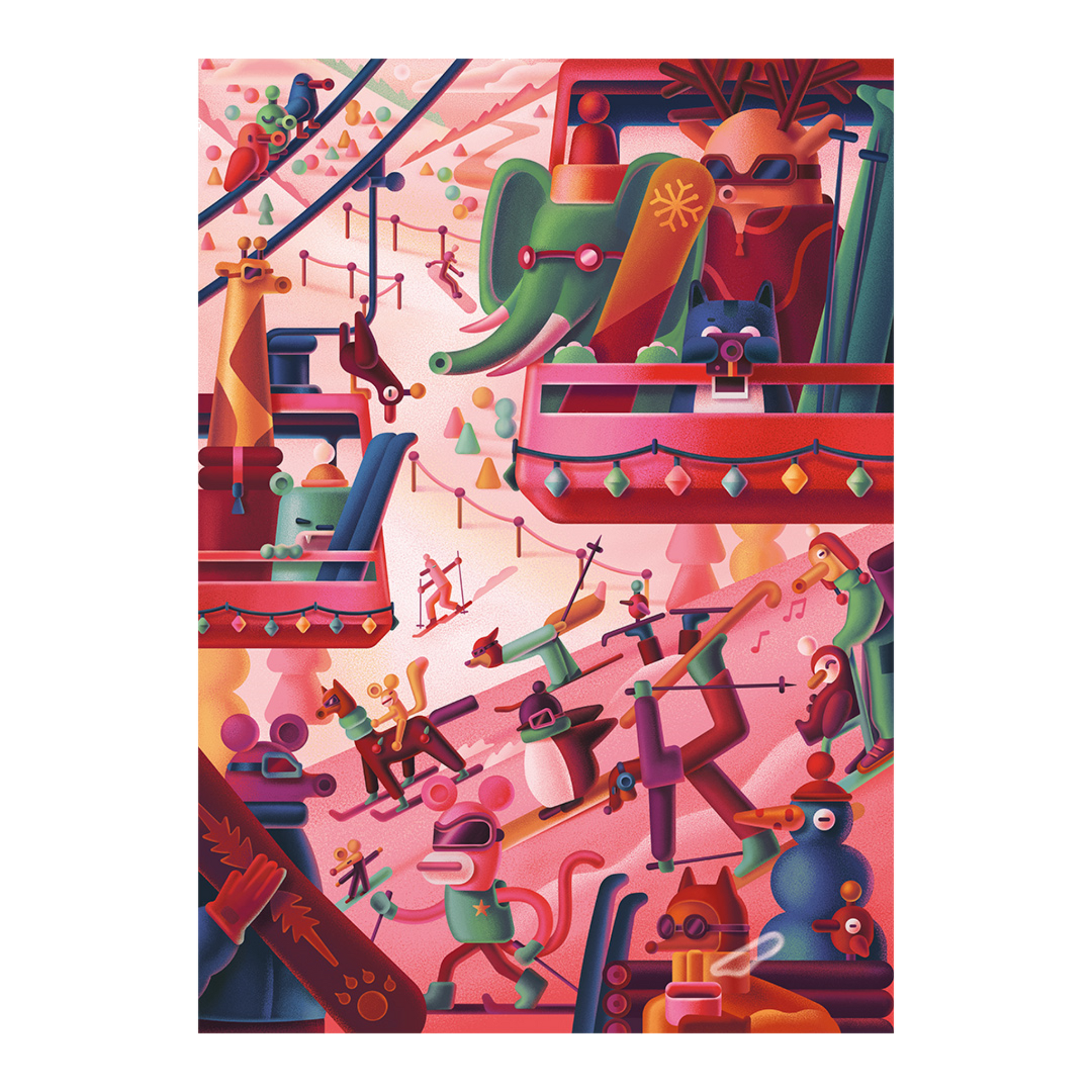 STO Puzzle - Monte Pinguino 500 brikker