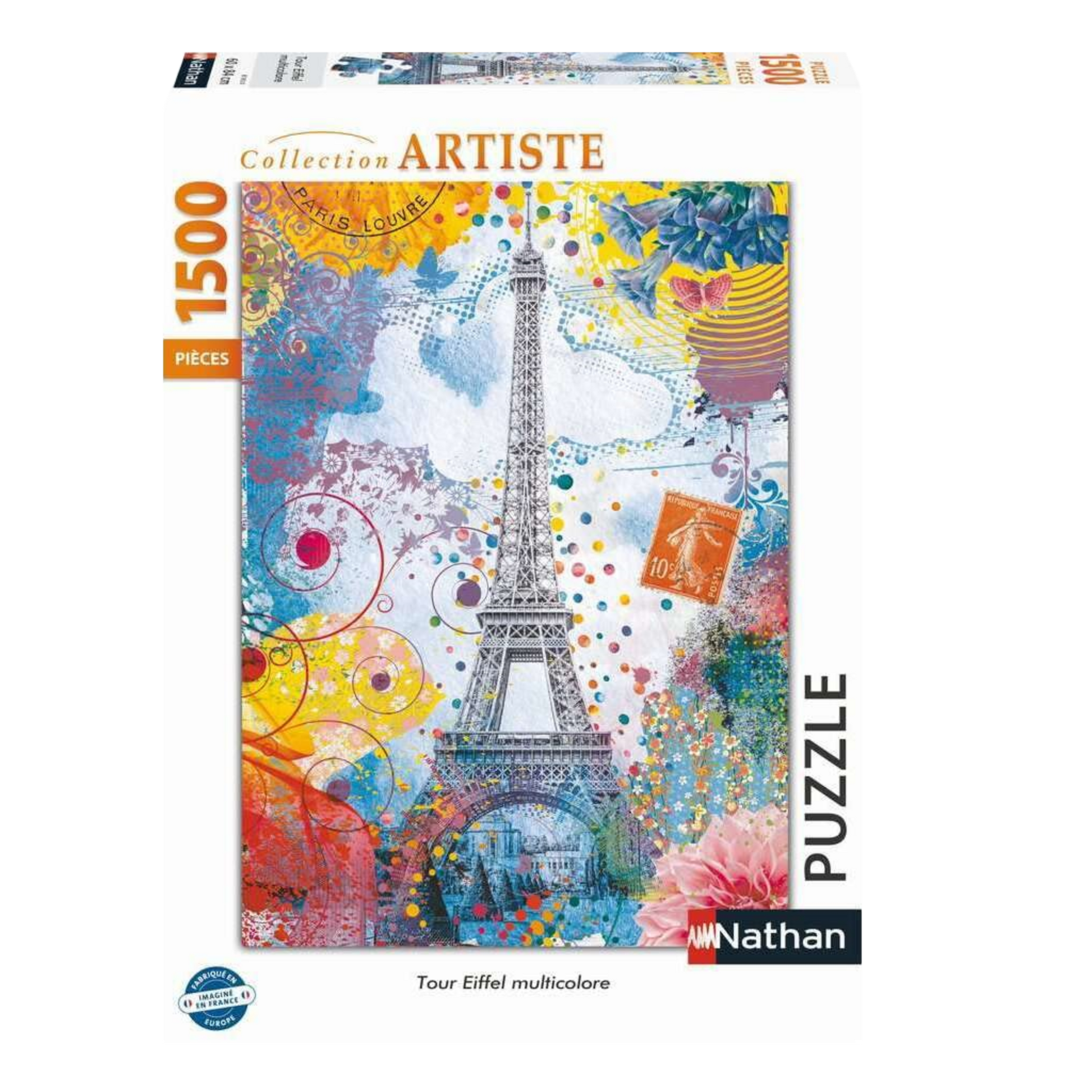Tour Eiffel Multicolore 1500 brikker