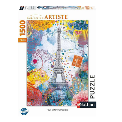 Tour Eiffel Multicolore 1500 brikker