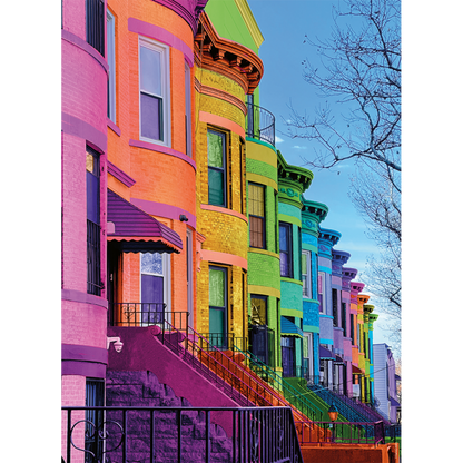 Multicolored Houses 500 brikker