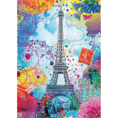 Tour Eiffel Multicolore 1500 brikker
